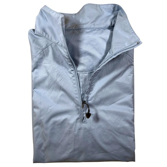 Nike Pullover Windbreaker‎ Convertible Sleeve  Half Zip Golf Running Blue M - Picture 1 of 5
